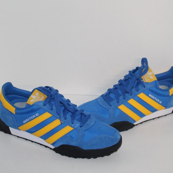 adidas marathon 80 blue and yellow